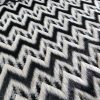Blanita ecologica - design zig-zag, Alb-Negru