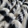 Blanita ecologica - design zig-zag, Alb-Negru