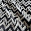 Blanita ecologica - design zig-zag, Alb-Negru
