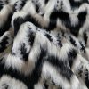 Blanita ecologica - design zig-zag, Alb-Negru