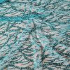 Broderie pe tulle cu paiete, Turcoaz