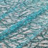 Broderie pe tulle cu paiete, Turcoaz