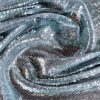 Tesatura cu paiete marunte pe suport elastic - design glamour blu