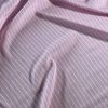 Tesatura premium din matase naturala - crepe de chine, Roz - Alb