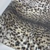 Tesatura plina din bumbac - design exotic - animal print, Bej - Maro