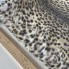 Tesatura plina din bumbac - design exotic - animal print, Bej - Maro