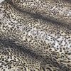 Tesatura plina din bumbac - design exotic - animal print, Bej - Maro