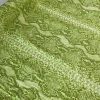 Tesatura jerse din viscoza - design crocodile print, Verde