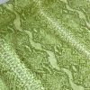 Tesatura jerse din viscoza - design crocodile print, Verde
