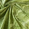 Tesatura jerse din viscoza - design crocodile print, Verde