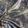 Tesatura tip tercot din bumbac - design animal print, Gri - Negru - Argintiu