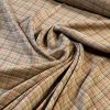 Tesatura elastica din In, tip Burberry