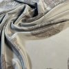 Tesatura Crepe de Chine din matase naturala cu imprimeu din frunze