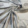 Tesatura Crepe de Chine din matase naturala cu imprimeu din frunze