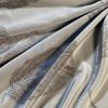 Tesatura Crepe de Chine din matase naturala cu imprimeu din frunze