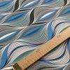 Tesatura Crepe de Chine din matase naturala, tip Missoni
