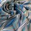 Tesatura Crepe de Chine din matase naturala, tip Missoni