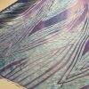 Tesatura fille coupe din viscoza ( joc transparent opac ), Turcoaz - Indigo