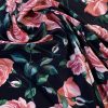 Tesatura Crepe de Chine elastic, din matase naturala, tip D&G