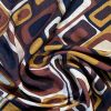 Tesatura jacquard din matase naturala