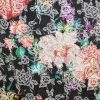 Tesatura jacquard voal din matase naturala imprimata