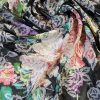 Tesatura jacquard voal din matase naturala imprimata