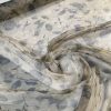 Tesatura organza din matase naturala imprimata