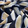 Tesatura voal georgette elastic din matase naturala imprimata