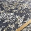 Tesatura voal georgette din matase naturala imprimata - design floral