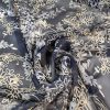 Tesatura voal georgette din matase naturala imprimata - design floral