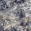 Tesatura voal georgette din matase naturala imprimata - design floral