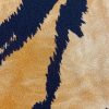 Tesatura crepe de chine din matase naturala - design animal print, Maro - Negru