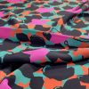 Tesatura Crepe de Chine elastic din matase naturala imprimata