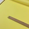 Stofa din lana cu elastan - design uni , Galben deschis