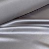 Tesatura din matase naturala - crepe de chine double face satinat , Gri
