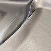 Tesatura din matase naturala - crepe de chine double face satinat , Gri
