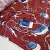 Tesatura jacquard din viscoza imprimata