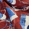 Tesatura jacquard din viscoza imprimata
