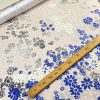 Tesatura jacquard din matase naturala grea , imprimata sub forma de panou