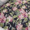 Tesatura dublu georgette elastic, greu din matase naturala imprimata