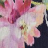 Tesatura dublu georgette elastic, greu din matase naturala imprimata