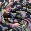 Tesatura dublu georgette elastic, greu din matase naturala imprimata
