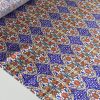 Tesatura Crepe de Chine elastic din matase naturala imprimata in stil etno