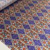 Tesatura Crepe de Chine elastic din matase naturala imprimata in stil etno