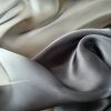 Organza din mătase naturala - design uni, Negru