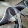 Organza din mătase naturala - design uni, Negru