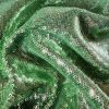 Tesatura cu paiete marunte pe suport elastic - design glamour mint green