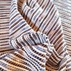 Stofa mixta din bumbac - design fantezie, Roz – Bleu - Negru