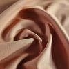 Stofa din lână cu elastan – design uni, maro - caramel