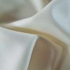 Stofa din lână cu elastan - design uni , Ivoire